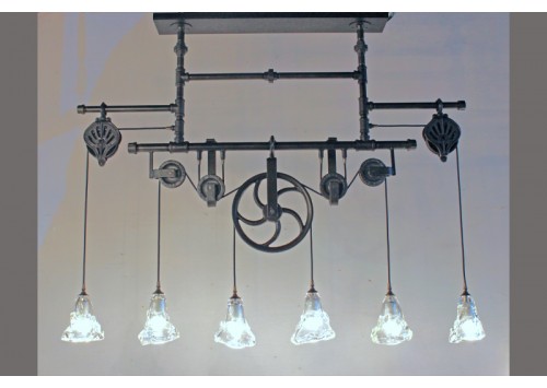 PULLEY CHANDELIER