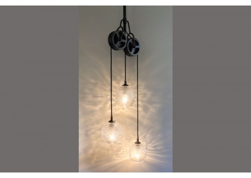 PULLEY PENDANT - 3 SHADE