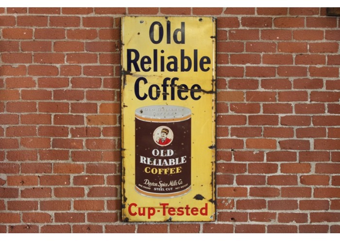 old coffee signs