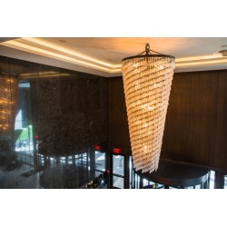 CASCADING SPRIAL CHANDELIER